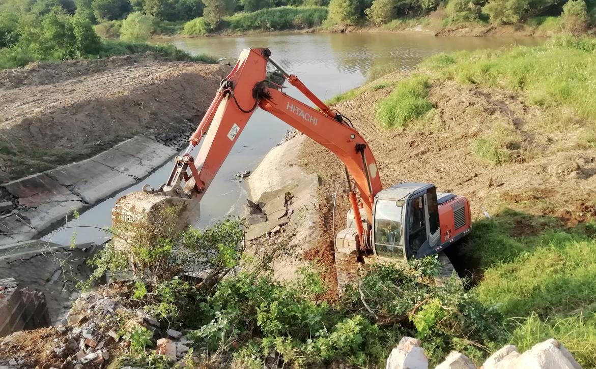 舒城县和平排水闸除险加固工程举行开工仪式(图2)