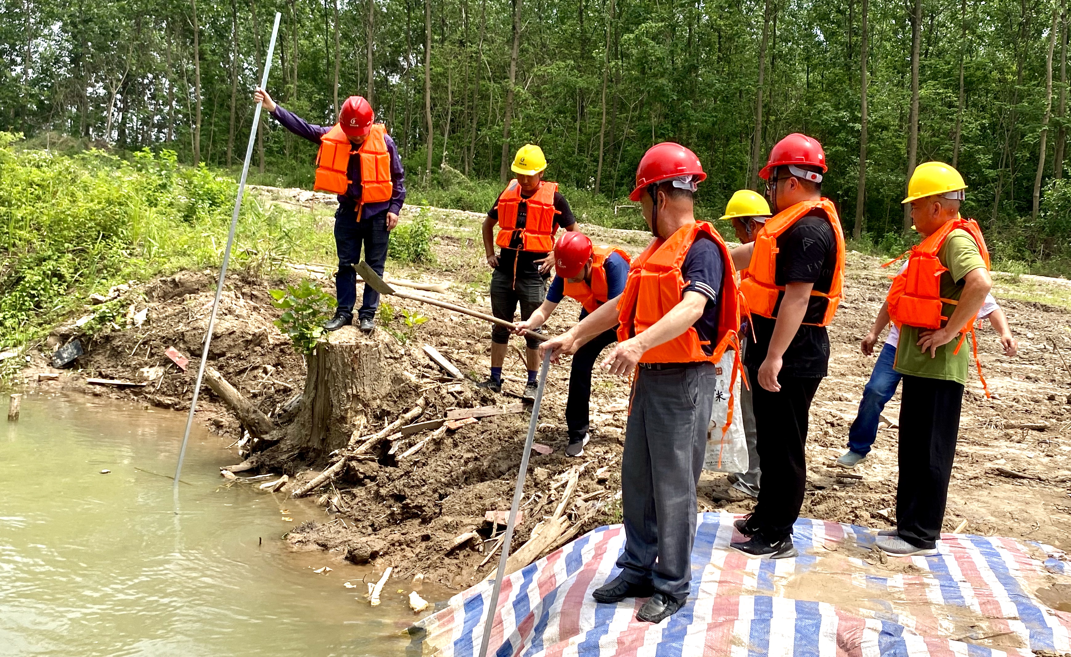 枞阳项目部开展防洪度汛应急演练(图3)