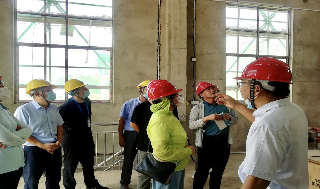 省水利协会组织专家对公司枞阳项目申报“安徽省水利建设工程  规范化施工管理工地”进行现场复核(图2)